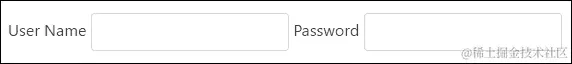内联表单
