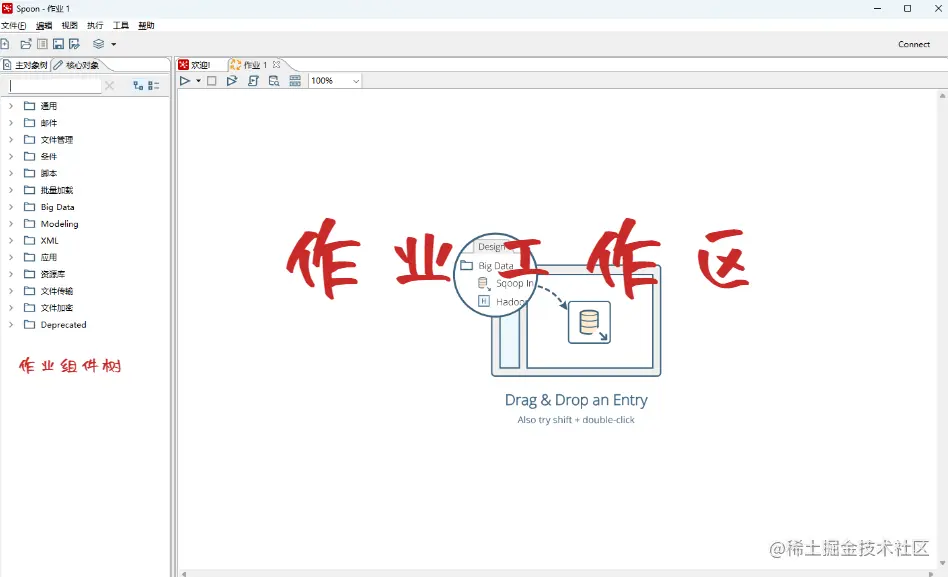 作业组件