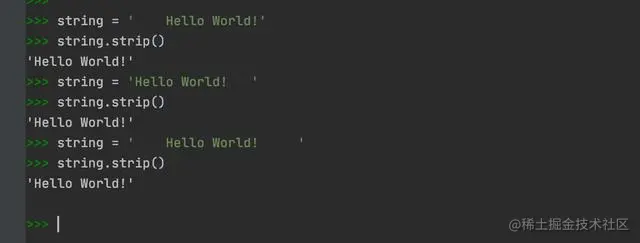 Python基础编程——字符串内置函数