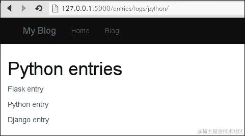 列出与给定标签匹配的条目
