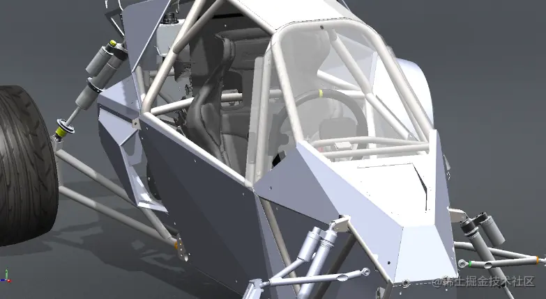 An image showing the full assembly of the Sierra RX3