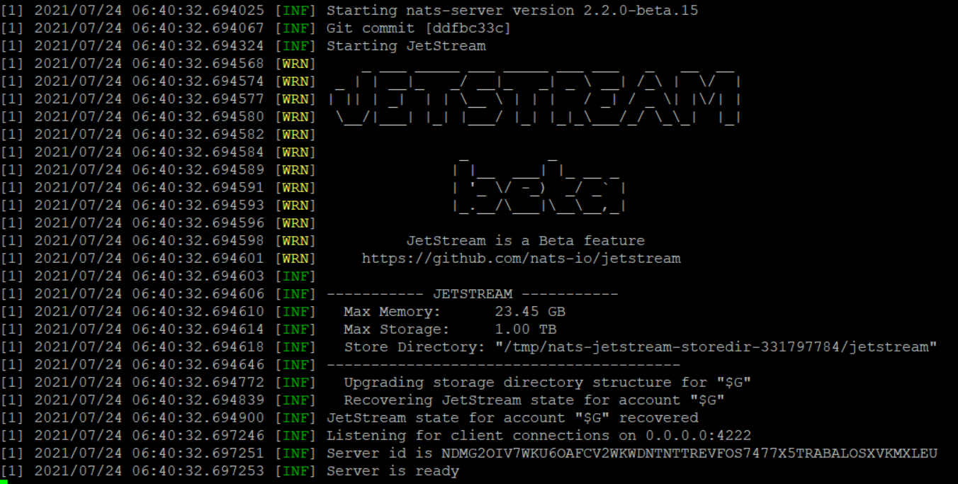 JetStream Logs