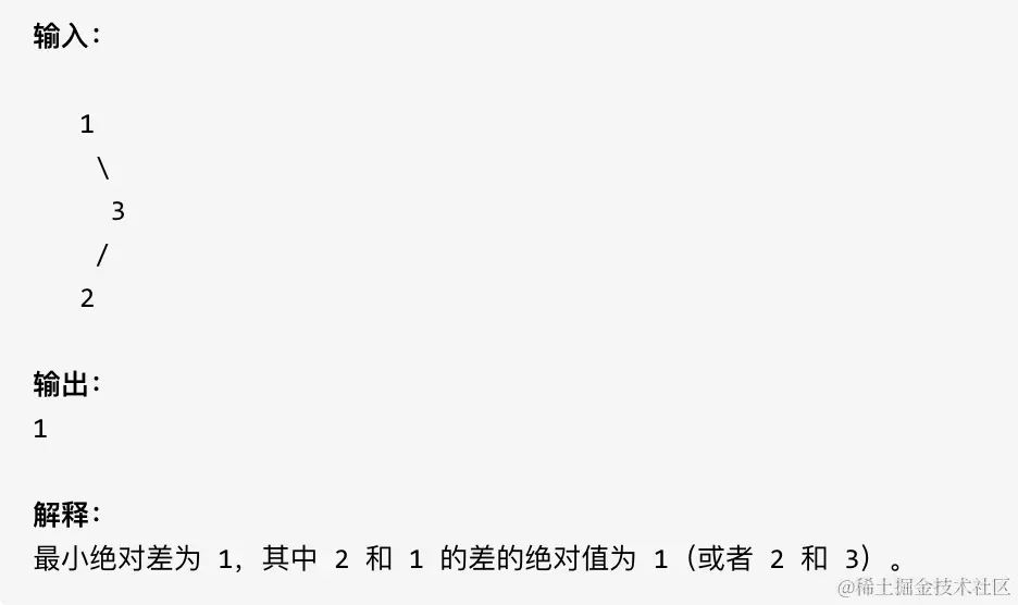 530二叉搜索树的最小绝对差