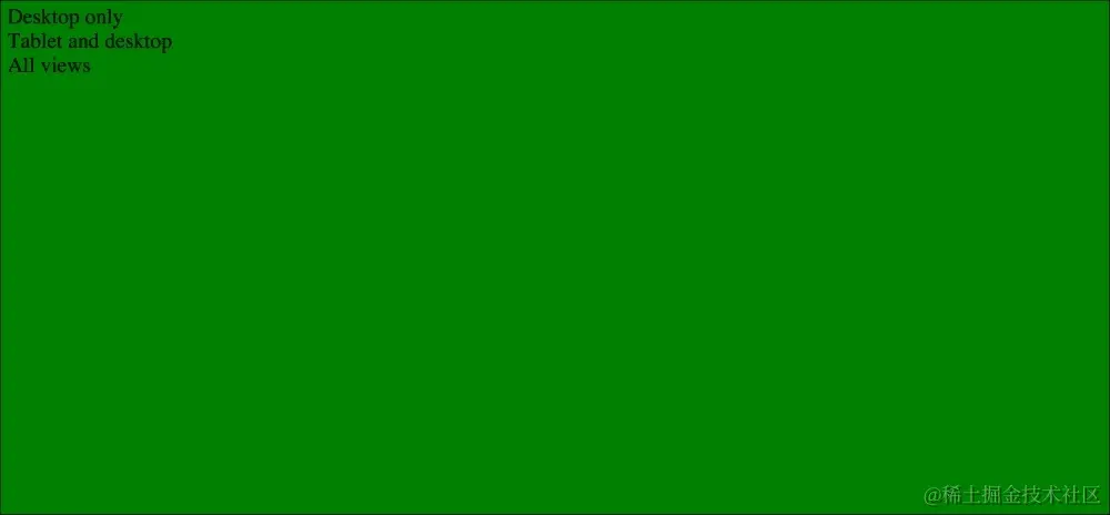 媒体查询是如何工作的？