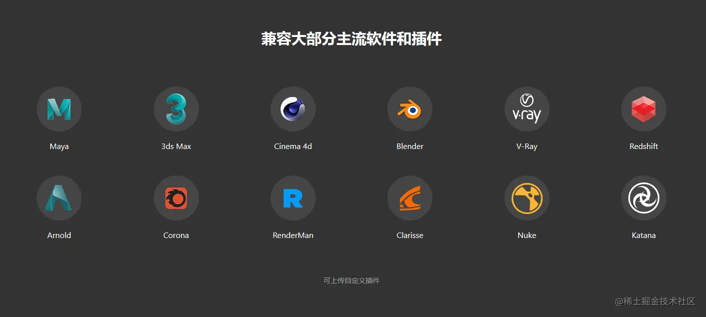 Renderbus云渲染农场兼容大部分主流软件和插件