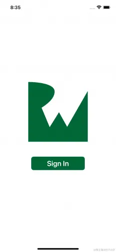 Sign-in page