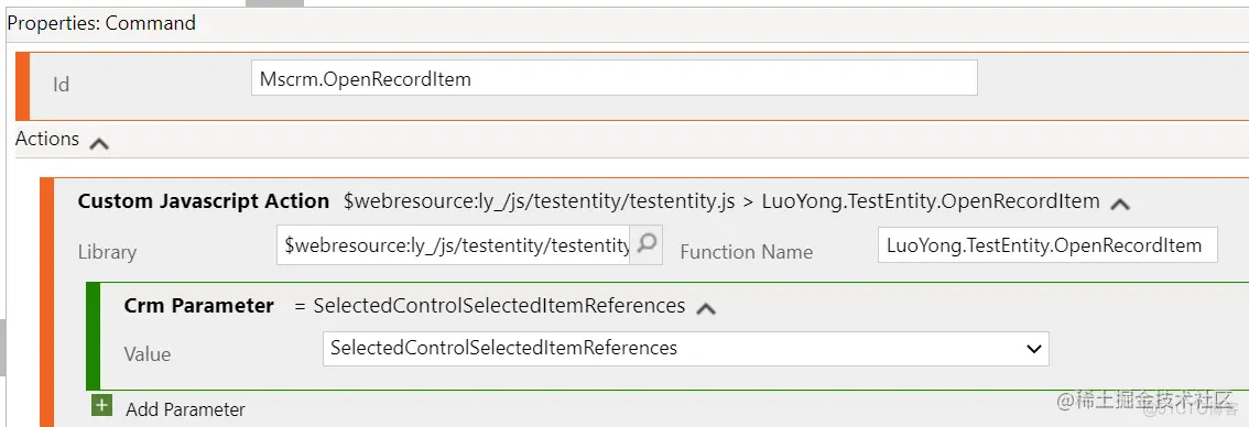 定制列表界面打开记录的行为以便执行自定义操作的示例_Dynamics 365_02
