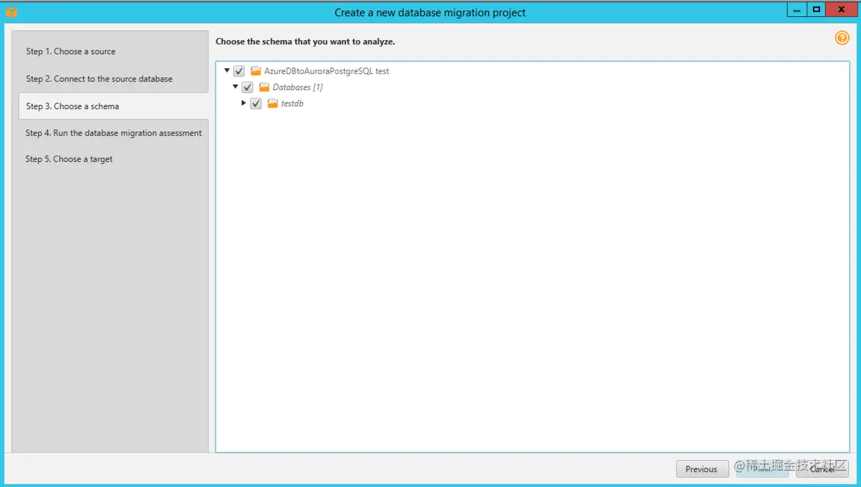 AWS SCT 成功连接到 AzureSQL
