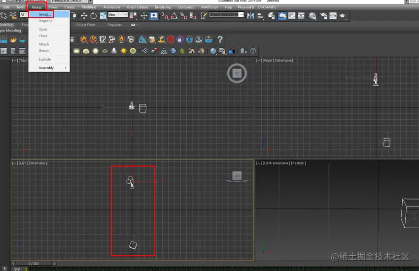 将相机和虚拟组合
