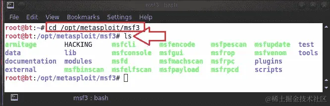 Metasploit 接口和基础知识