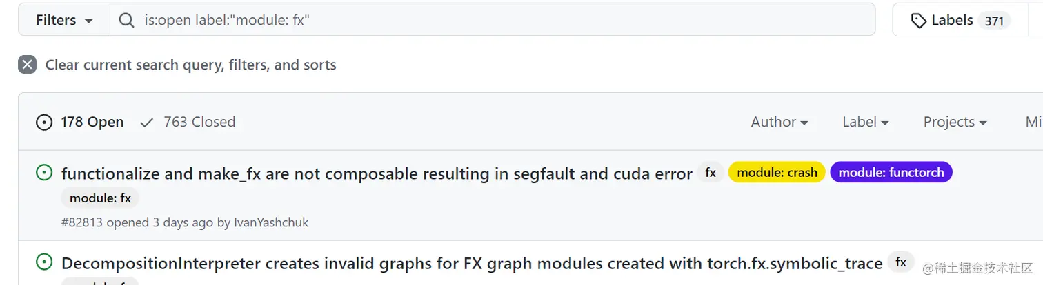 fx的pull request情况