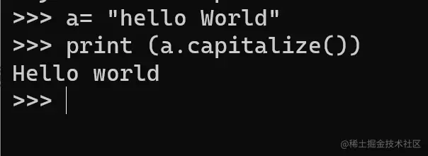 python基础之字符串常用内置函数
