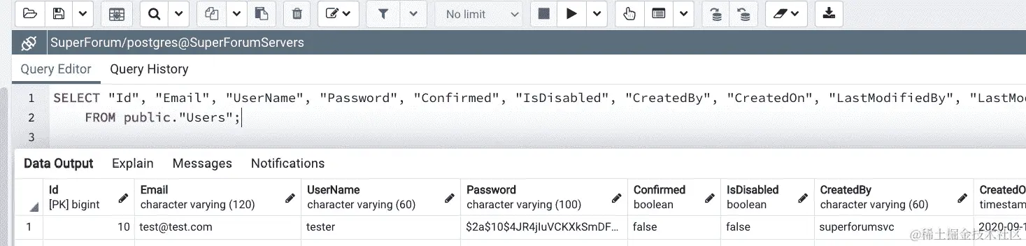 图 14.18-向用户表添加新用户