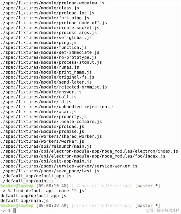 你可以跑，但你无法躲避...来自 find