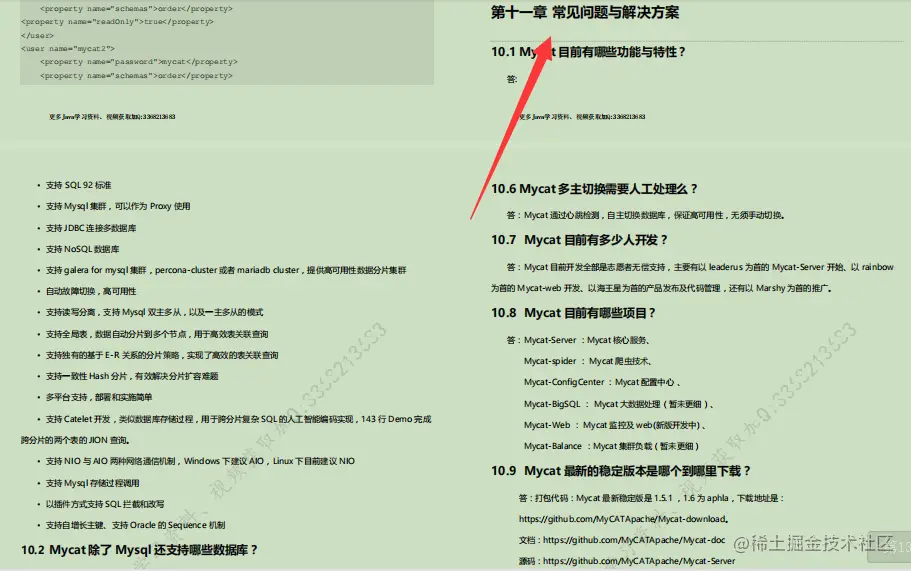 阿里进阶专用：Mycat权威指南，不怕从零开始，只怕从未启程