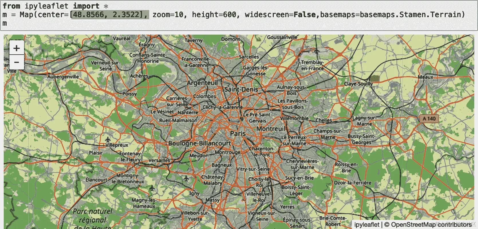 Leafmap 中安装底图