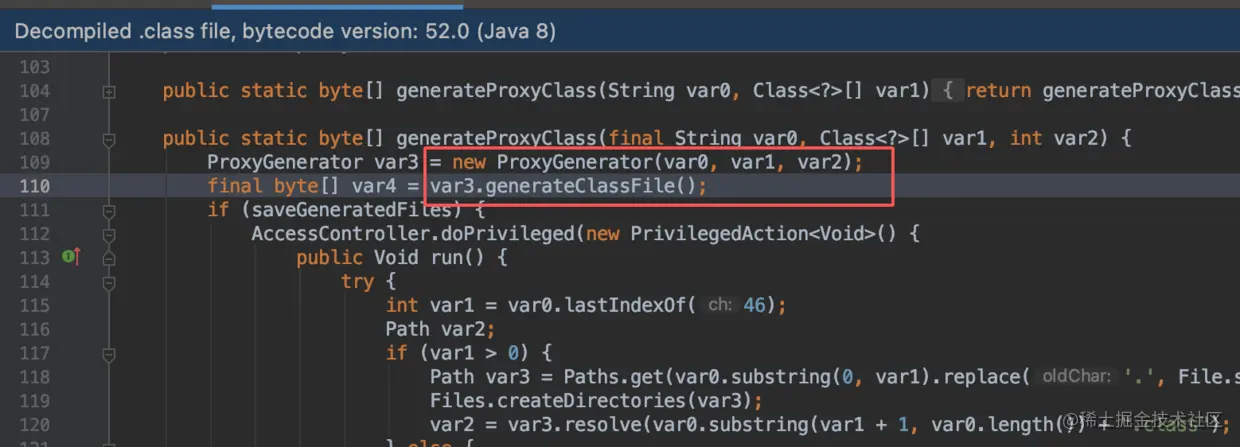 sun.misc.ProxyGenerator#generateProxyClass(java.lang.String, java.lang.Class<?>[], int)