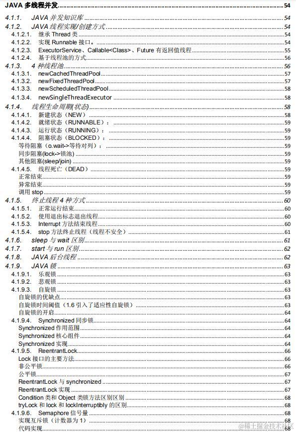 阿里架构师花近十年时间整理出来的Java核心知识pdf（Java岗）