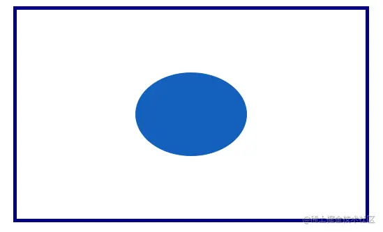 Blue Oval In Rectangle 