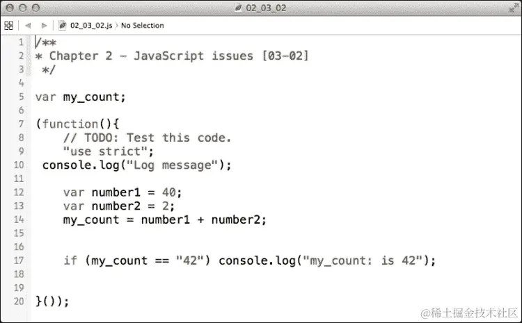 了解 use strict 语句