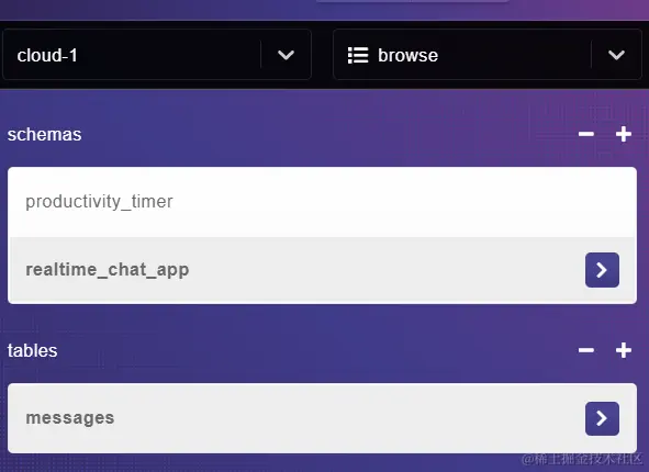 Creating our schema and table in HarperDB