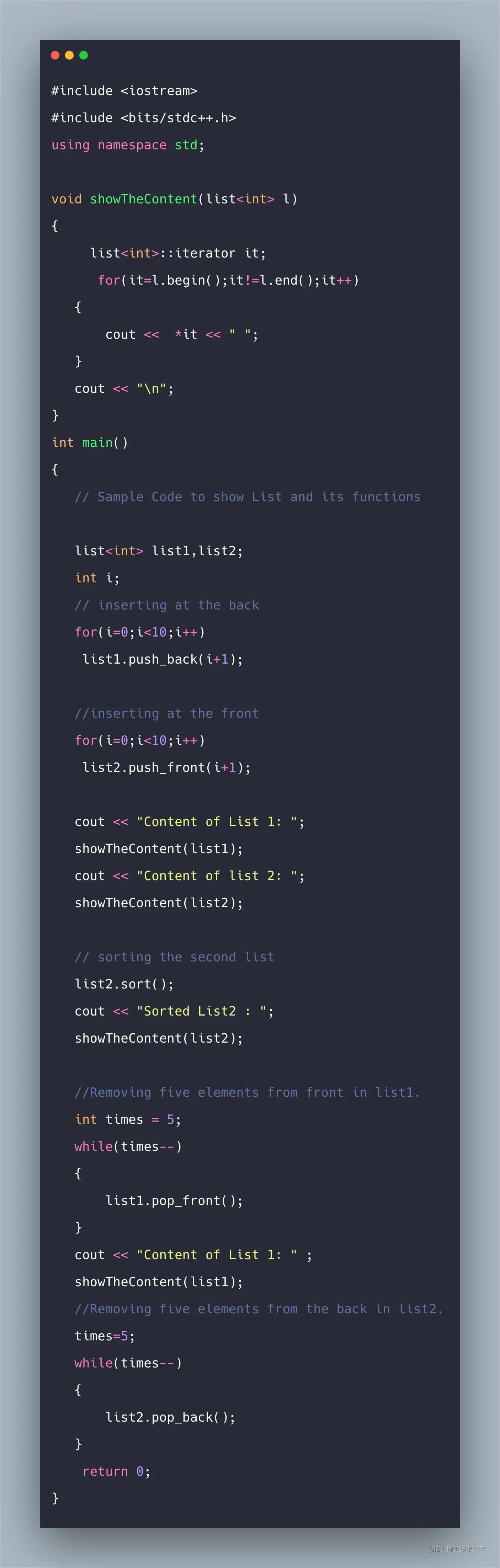 C++ List Tutorial With Example | List in C++ Standard Template Library (STL)