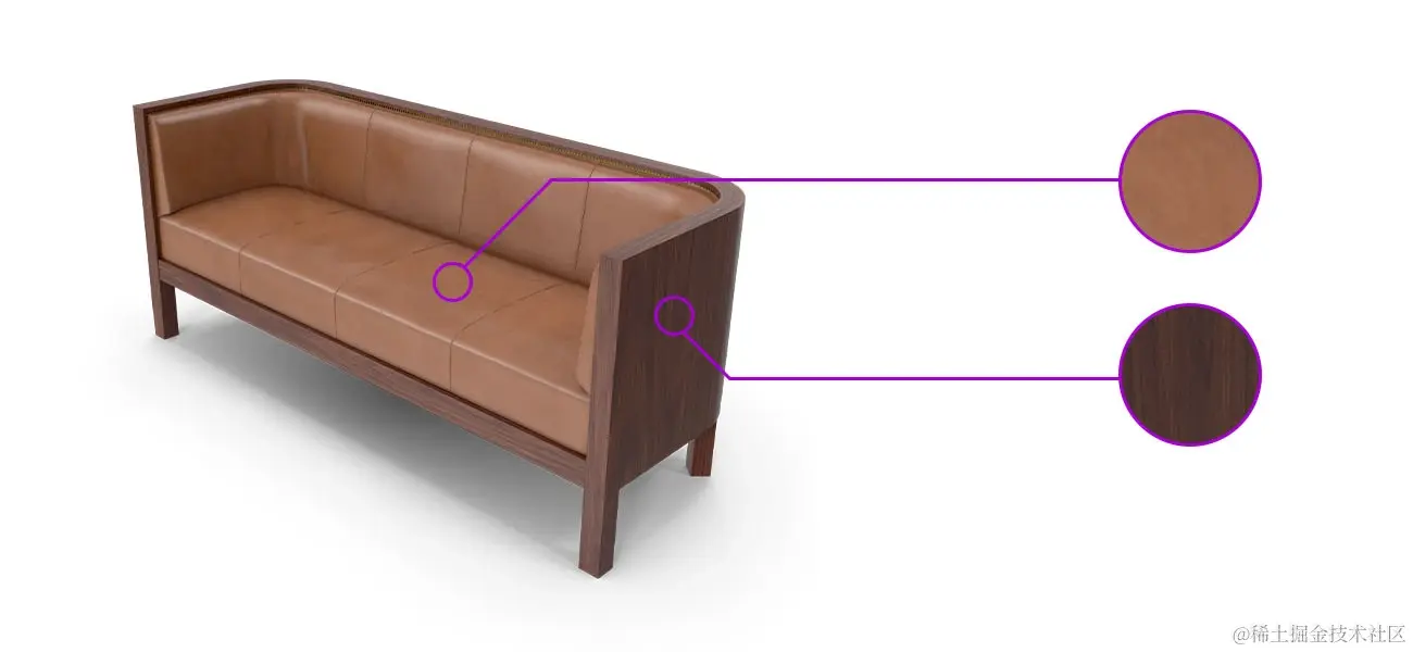 展示具有高分辨率细节的 3D 产品