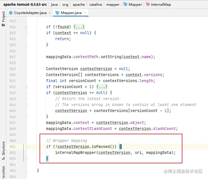 Mapper.internalMap()