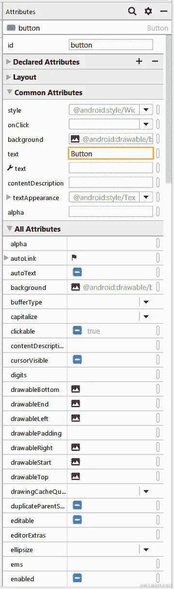 图 2.11 – 属性窗口