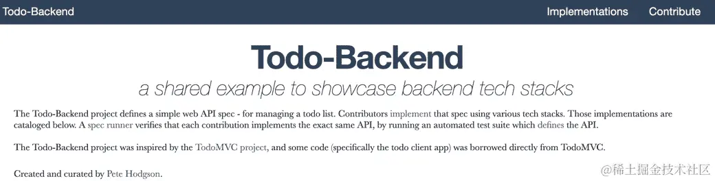 图 9.3 – Todo-Backend