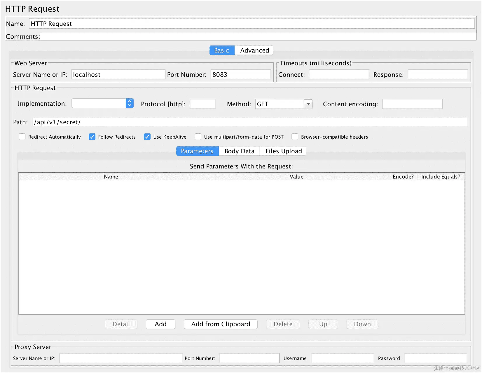 使用 Apache JMeter 执行负载测试
