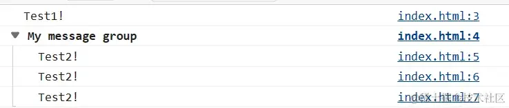 6-The grouped messages