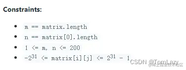 constraints