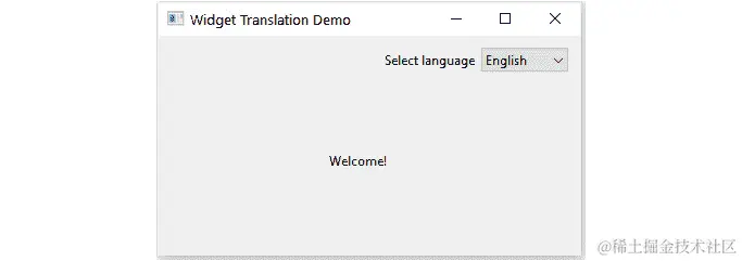 图 11.7 - 当选择英语时显示输出的示例