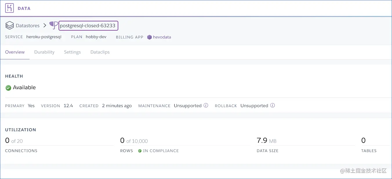 Heroku for PostgreSQL to Redshift - PostgreSQL Database Credentials