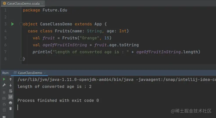case class Implementation