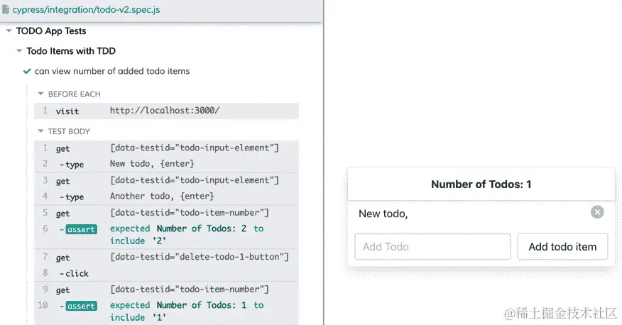 图 6.10 – 测试待办事项数