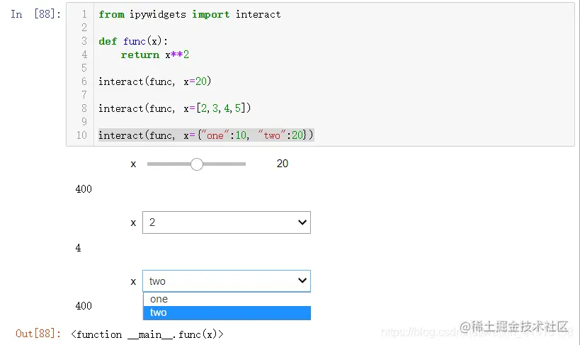 Python库包ipywidgets的使用教程@toc 1 Ipywidgets介绍与安装 1.1 Ipywidgets - 掘金