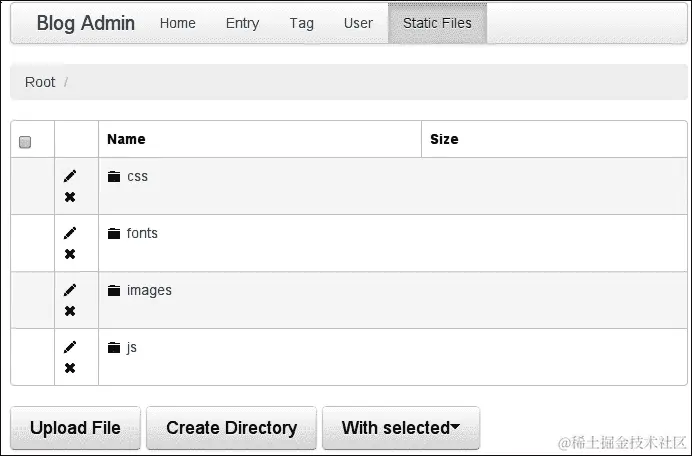 通过管理员管理静态资产
