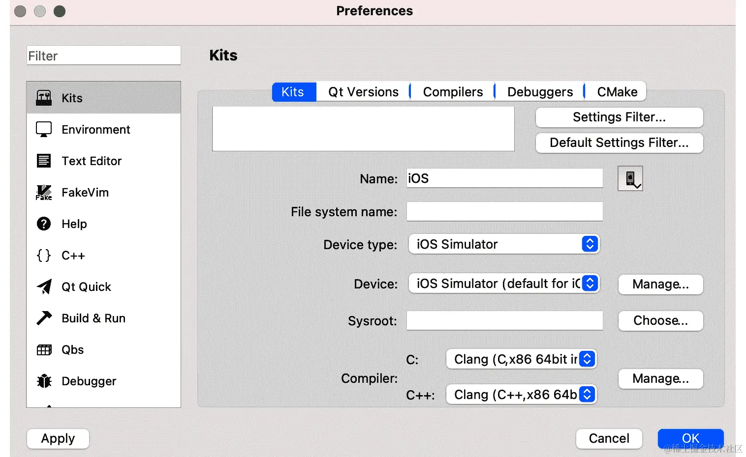 图 5.8 - macOS 上的 iOS 模拟器选项