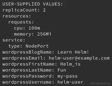 图 3.28 - 检查特定修订的输出