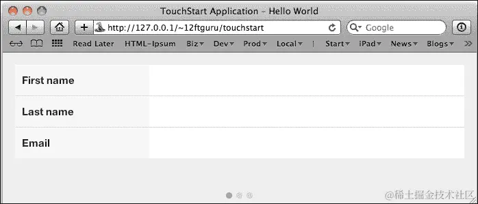 创建 FormPanel 组件