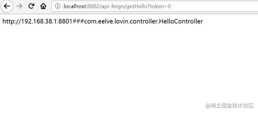 zuul网关转发结果