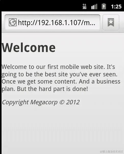 实现 jQuery Mobile