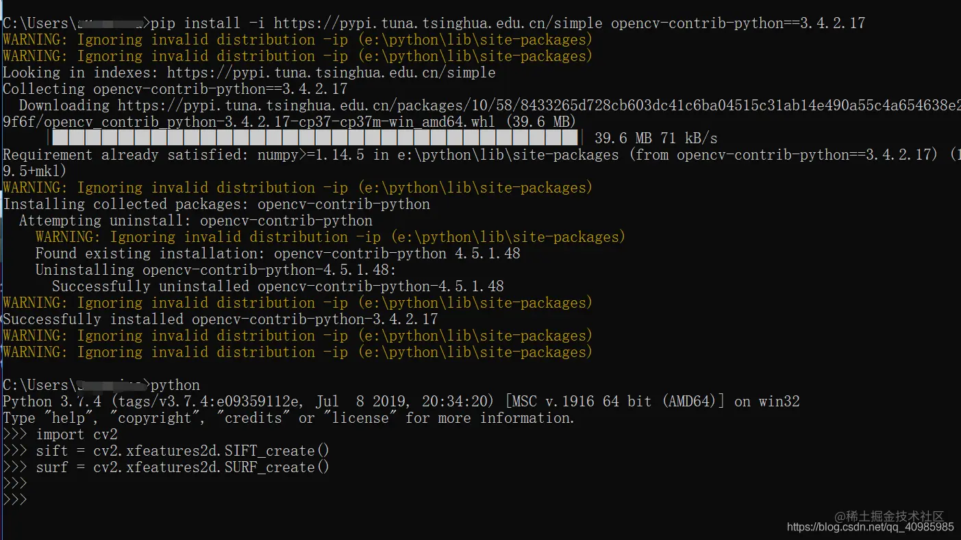 Python，OpenCV中的SURF（加速健壮功能）上一篇博客介绍了用于关键点检测和描述的SIFT，但它相对较慢，这篇 - 掘金