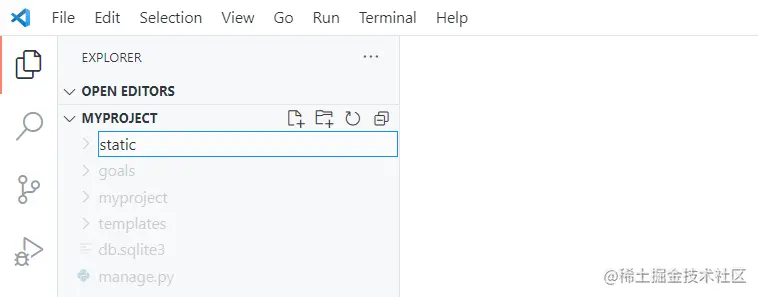 django global static files