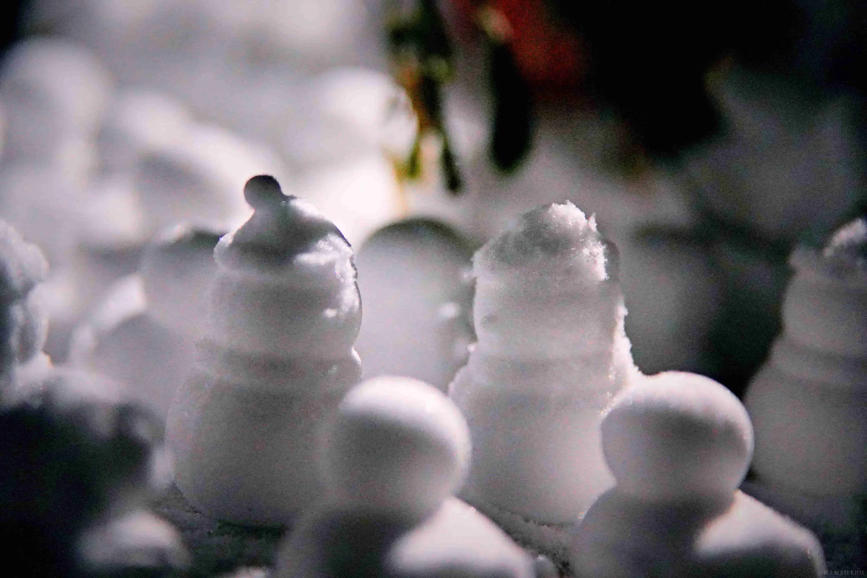 堆雪人咯！雪夹还挺好用的