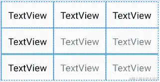 图 4.33 – Android Studio 中的表格