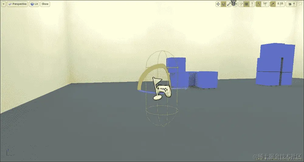 放置玩家起始演员