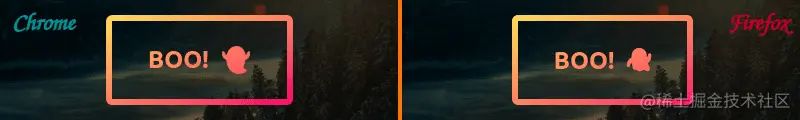 The small corner rounding result using the border-image method (live demo).